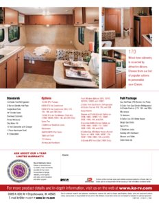 2012 KZ RV Sportsmen Classic Brochure page 4