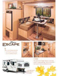 2012 KZ RV Spree Escape Brochure page 3