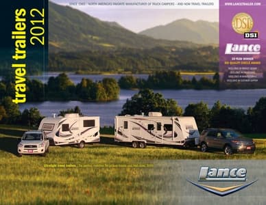 2012 Lance Travel Trailers Brochure page 1