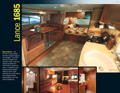 2012 Lance Travel Trailers Brochure page 5