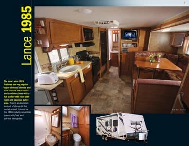 2012 Lance Travel Trailers Brochure page 7