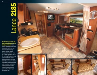 2012 Lance Travel Trailers Brochure page 8