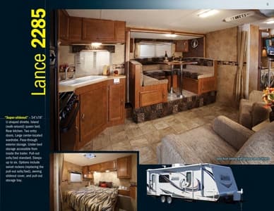 2012 Lance Travel Trailers Brochure page 9