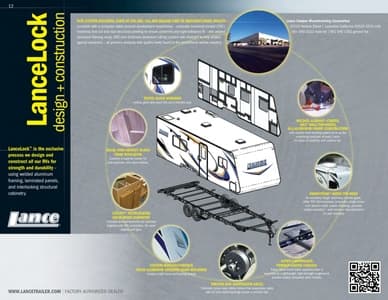 2012 Lance Travel Trailers Brochure page 12