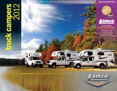 2012 Lance Truck Campers Brochure page 1