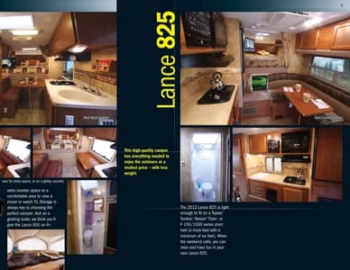 2012 Lance Truck Campers Brochure page 9