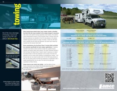 2012 Lance Truck Campers Brochure page 16