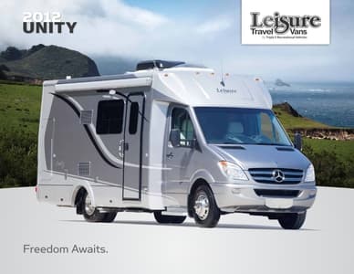 2012 Leisure Travel Vans Unity Brochure page 1