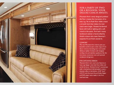 2012 Newmar Mountain Aire Brochure page 5