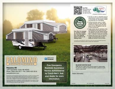 2012 Palomino Tent Campers Brochure page 12