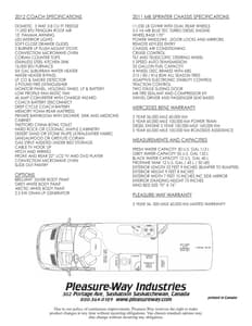 2012 Pleasure-Way Full Line Brochure page 13