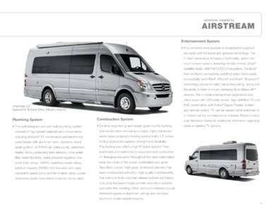 2013 Airstream Interstate 3500 Brochure page 11