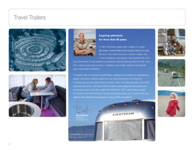 2013 Airstream Travel Trailers Brochure page 2