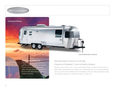 2013 Airstream Travel Trailers Brochure page 20