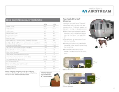 2013 Airstream Travel Trailers Brochure page 27