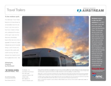 2013 Airstream Travel Trailers Brochure page 32