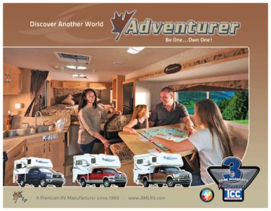 2013 ALP Adventurer Truck Campers Brochure page 1