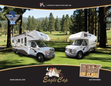 2013 ALP Eaglecap Motorhomes Brochure page 1