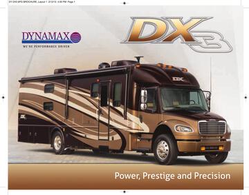 2013 Dynamax DX3 Brochure