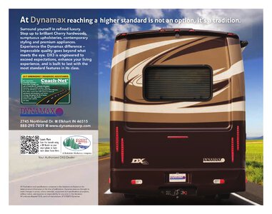 2013 Dynamax Dx3 Brochure page 8