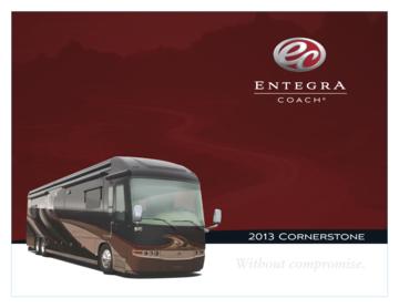 2013 Entegra Coach Cornerstone Brochure
