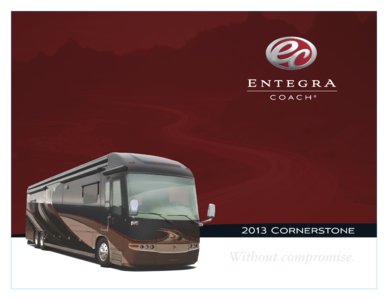 2013 Entegra Coach Cornerstone Brochure page 1