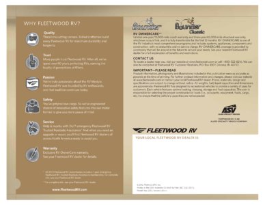 2013 Fleetwood Bounder Classic Brochure page 12