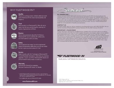 2013 Fleetwood Southwind Brochure page 8