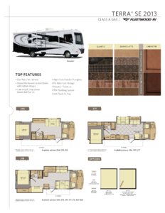 2013 Fleetwood Terra Se Brochure page 1