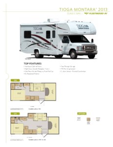 2013 Fleetwood Tioga Montara Brochure page 1