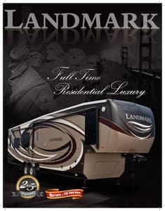 2013 Heartland Landmark Brochure page 1