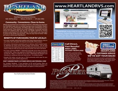 2013 Heartland Pioneer Brochure page 4