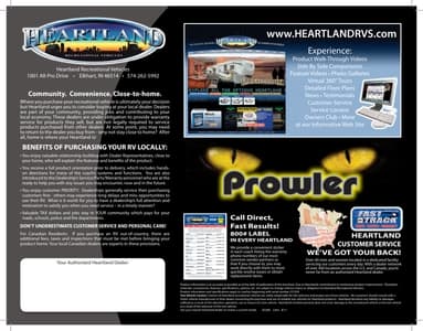 2013 Heartland Prowler Brochure page 16