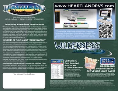 2013 Heartland Wilderness Brochure page 8