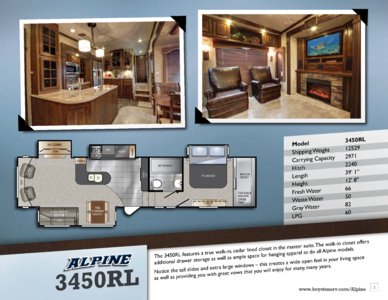 2013 Keystone RV Alpine Brochure page 3