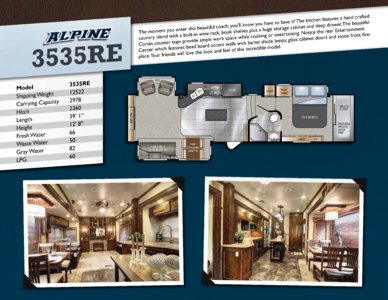 2013 Keystone RV Alpine Brochure page 6