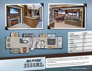 2013 Keystone RV Alpine Brochure page 7