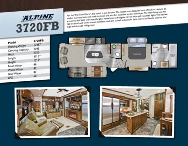 2013 Keystone RV Alpine Brochure page 10