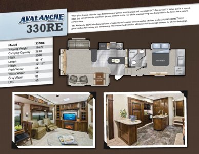 2013 Keystone RV Avalanche Brochure page 4