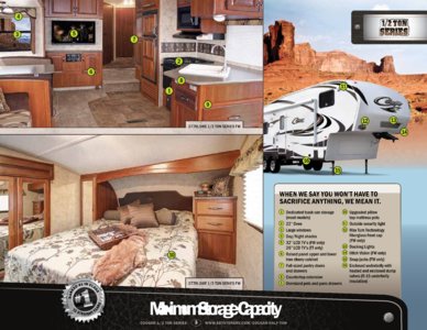 2013 Keystone RV Cougar Half Ton Series Brochure page 3