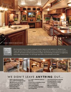 2013 Keystone RV Cougar High Country Brochure page 2