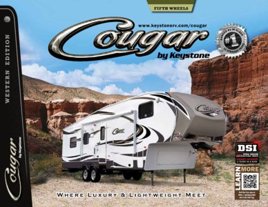 2013 Keystone RV Cougar Western Edition Brochure page 1