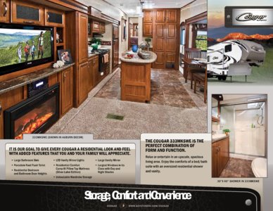 2013 Keystone RV Cougar Western Edition Brochure page 3