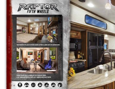 2013 Keystone RV Raptor Brochure page 4