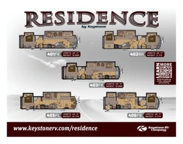 2013 Keystone RV Residence Brochure