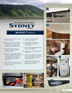 2013 Keystone RV Sydney Brochure page 5