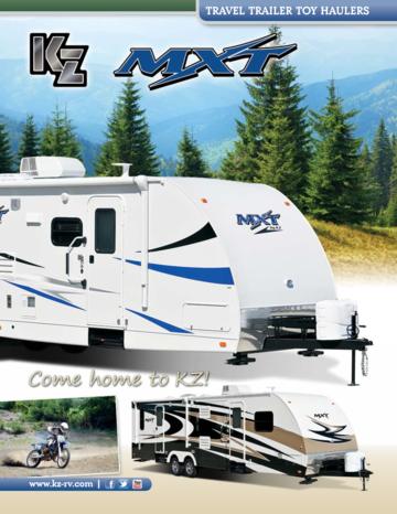 2013 KZ RV MXT Brochure
