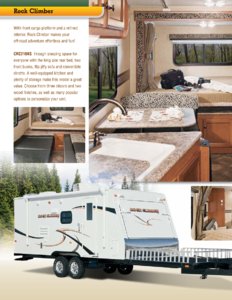 2013 KZ RV Rock Climber Brochure page 2