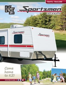 2013 KZ RV Sportsmen Classic Brochure page 1