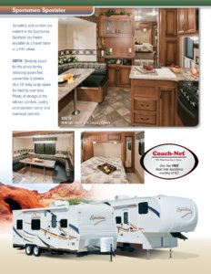 2013 KZ RV Sportsmen Sportster Brochure page 2